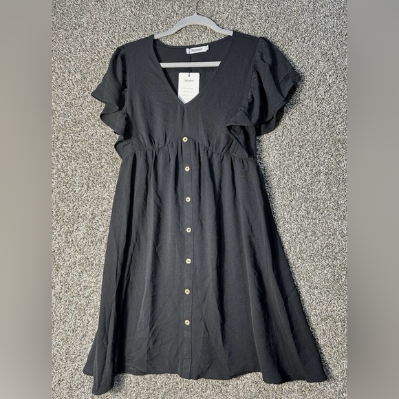 KOJOOIN Women's Ruffle Babydoll Dress SZ Small NWT - Picture 5 of 9